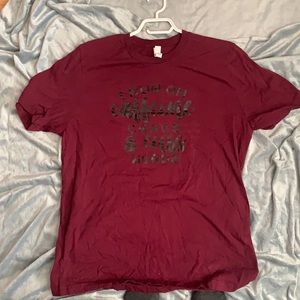 I run on caffeine chaos and cuss words t shirt